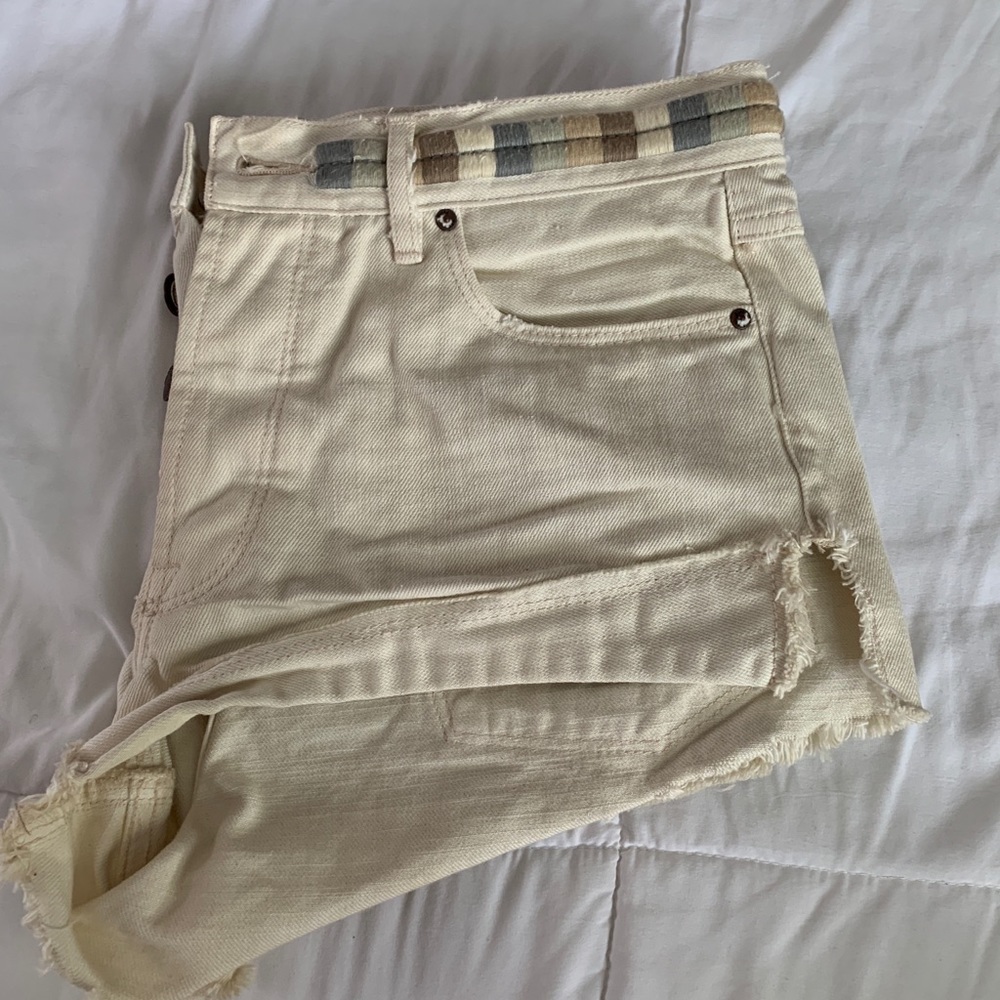 Free people white shorts